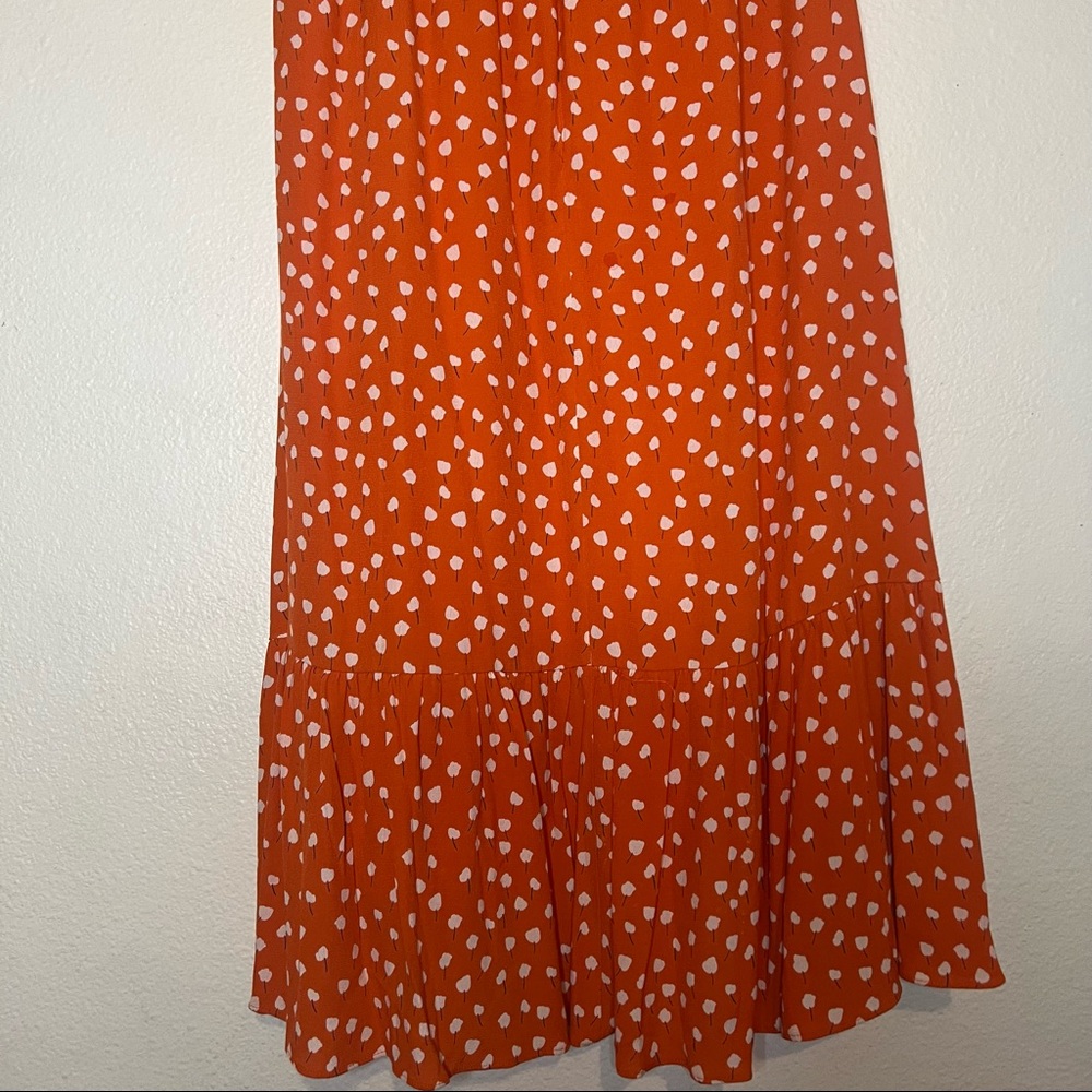 Maeve Orange Polka Dot Dress - Picture 8 of 12